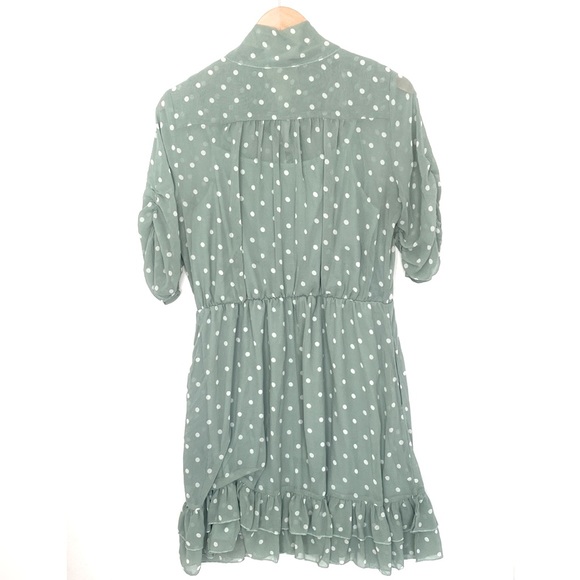 (A10) NEW Listicle Large Polka Dot necktie midi Dress, Size Large, NWOT - Picture 9 of 12